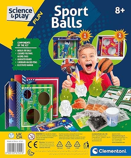 Clementoni Science & Play Bouncy Sports Balls A11 image